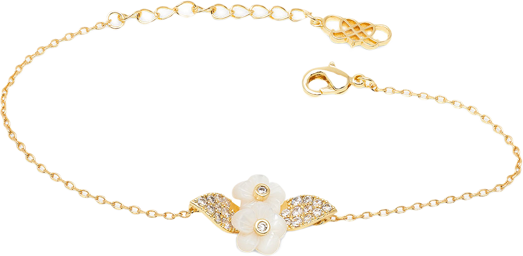 Claire Bracelet, från Lily and Rose, i färgen Creme Puff.