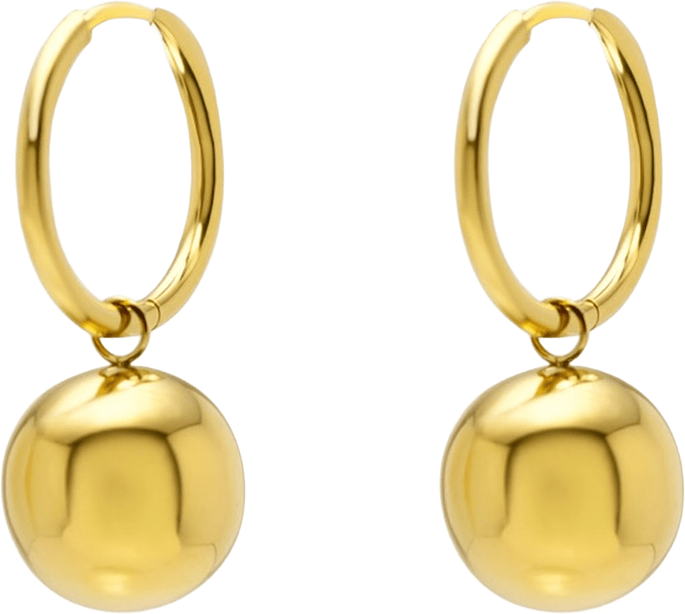 Filippa earrings gold, från WOS, i färgen Gold.