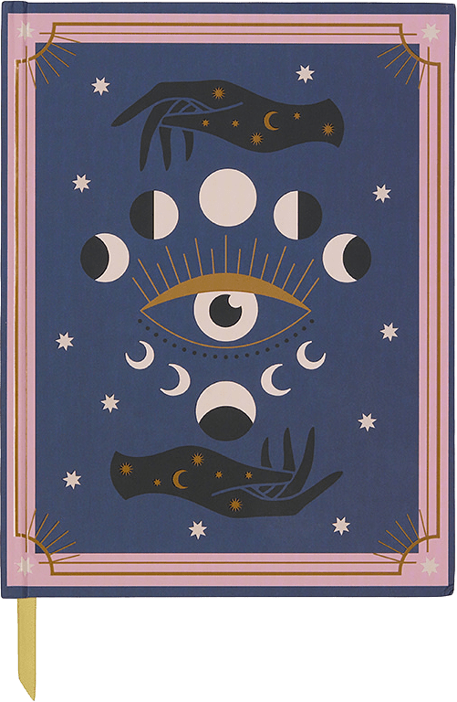 Skrivbok A5 Adopo - Moon Phases, från DesignWorks Ink.