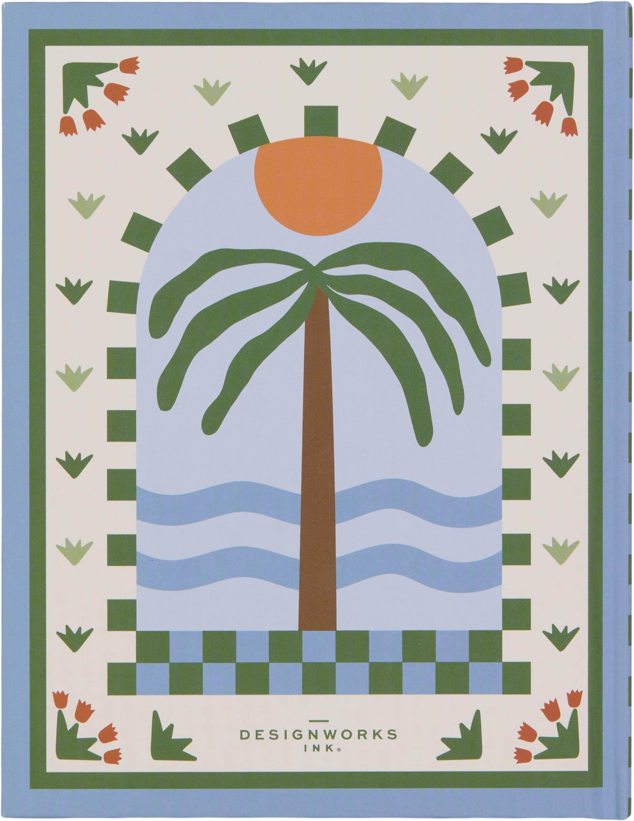 Skrivbok A5 Adopo - Palm, från DesignWorks Ink.
