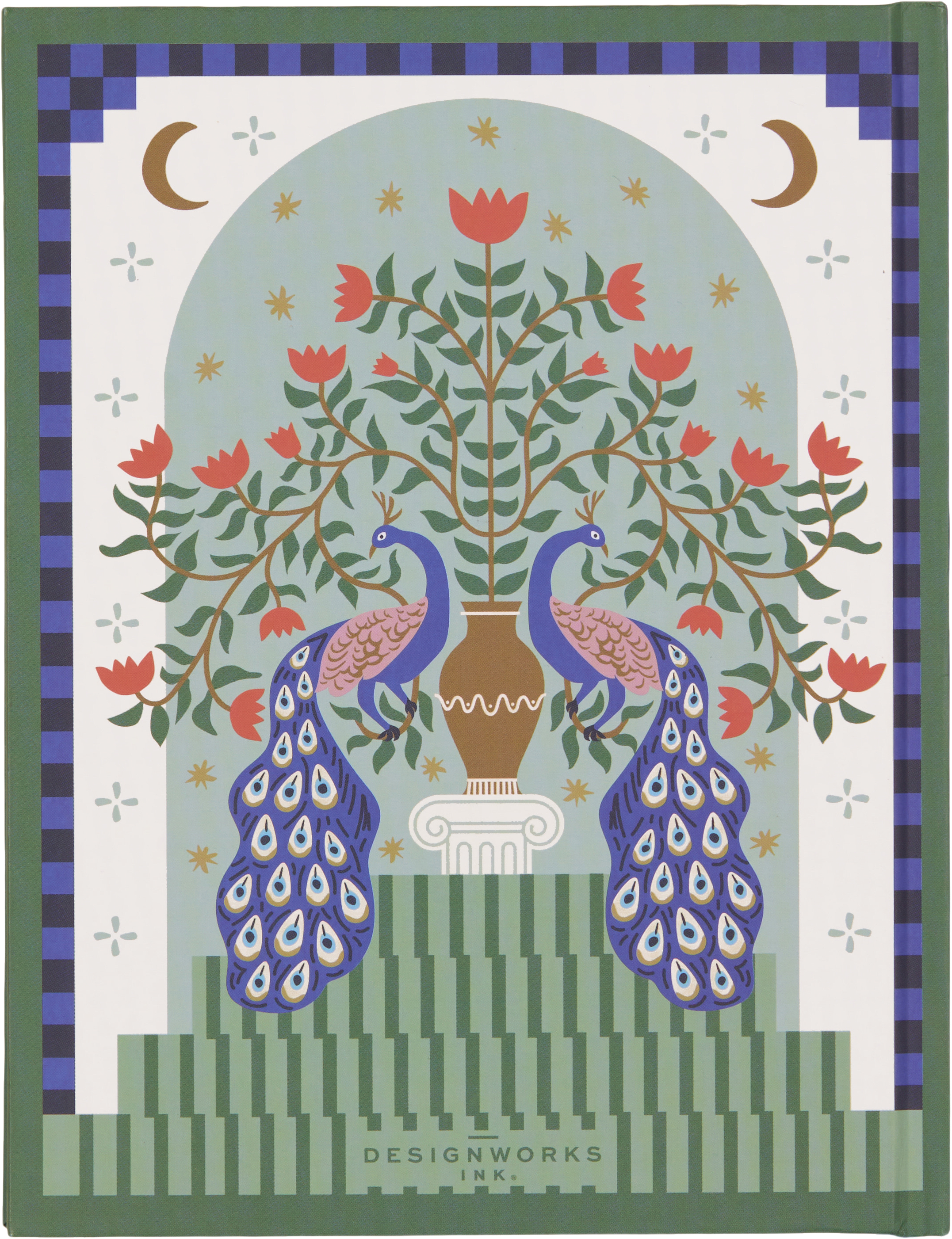 Skrivbok A5 Adopo - Peacock, från DesignWorks Ink.