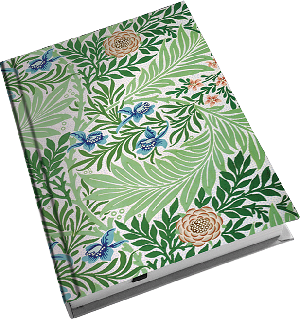 Skrivbok A5 Larkspur, från Custom Works.
