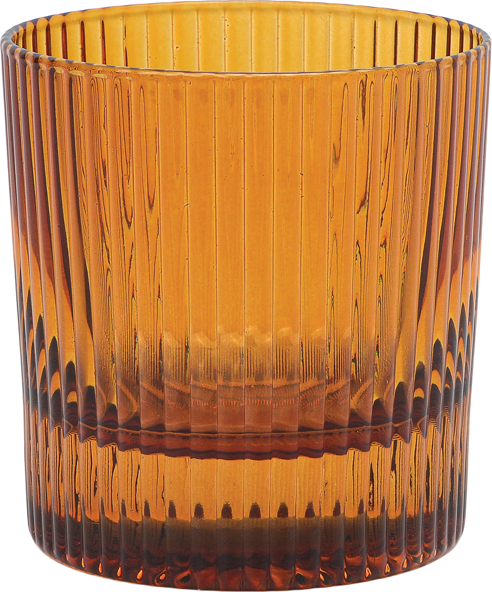 Glas Lowball The Scout - Set om 2- Bärnsten, från Here's How.