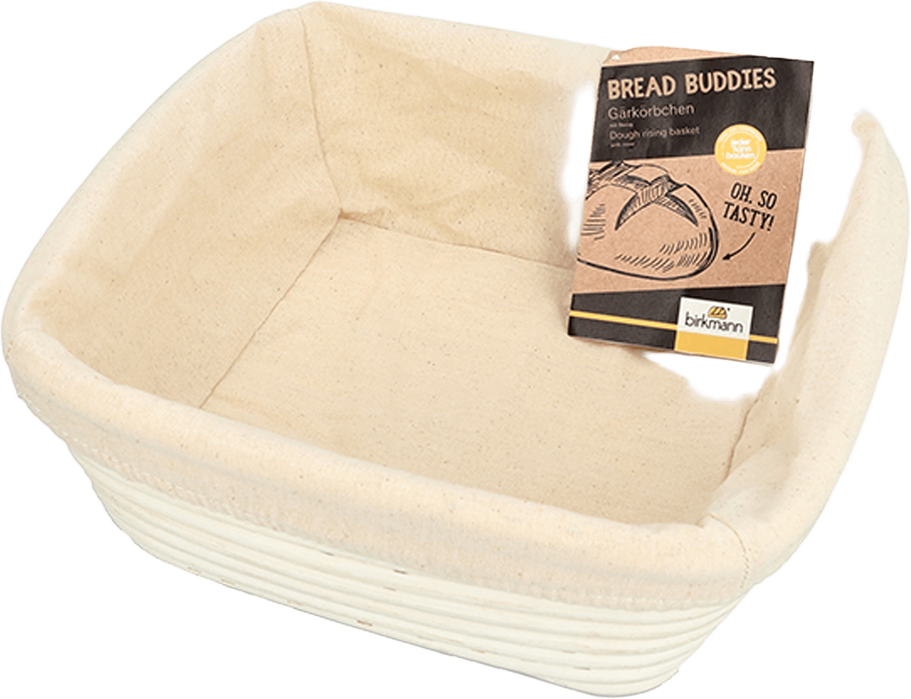 Jäskorg Fyrkantig Med Bomullsduk 25 cm, från Birkmann.