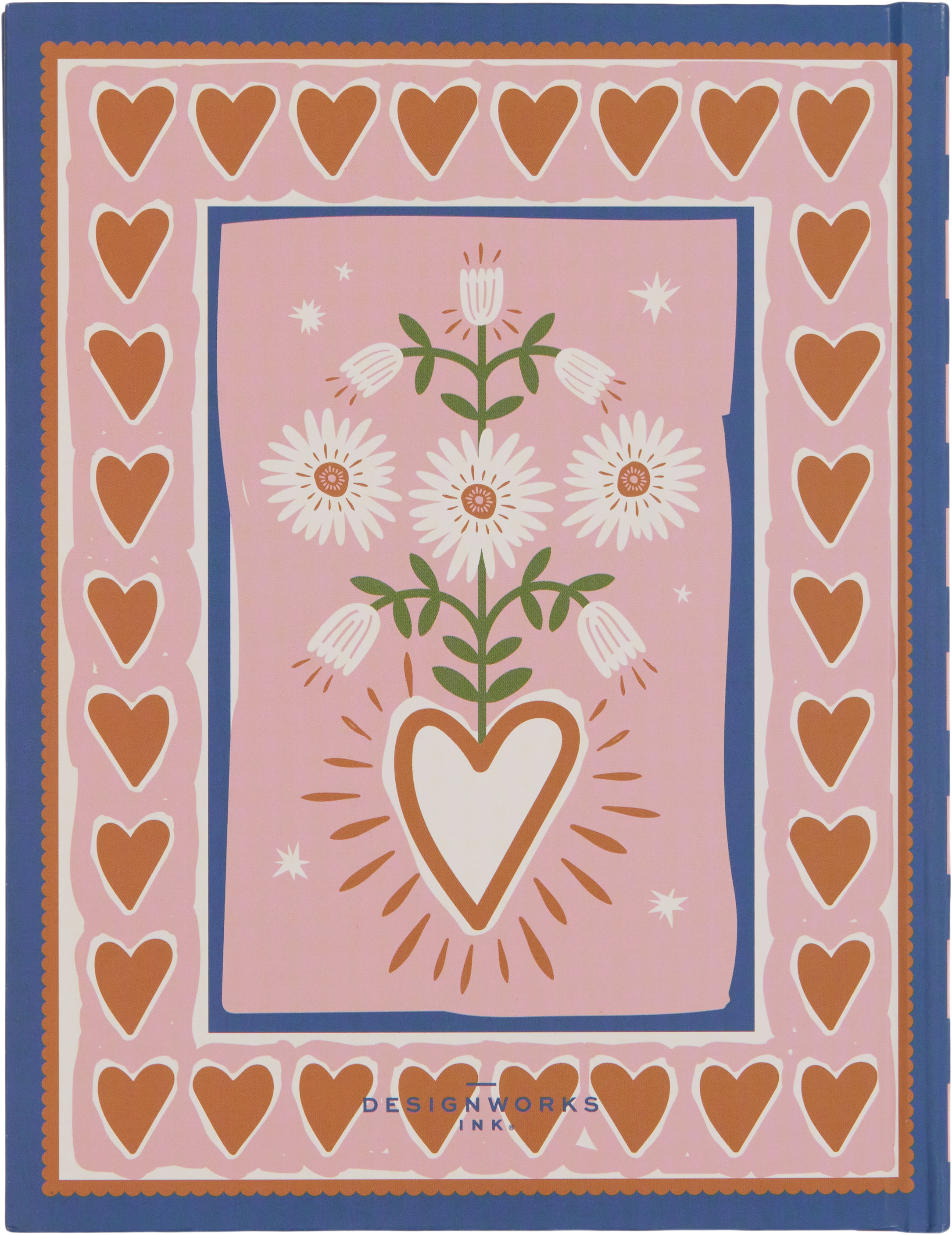 Skrivbok A5 Adopo - Hearts, från DesignWorks Ink.