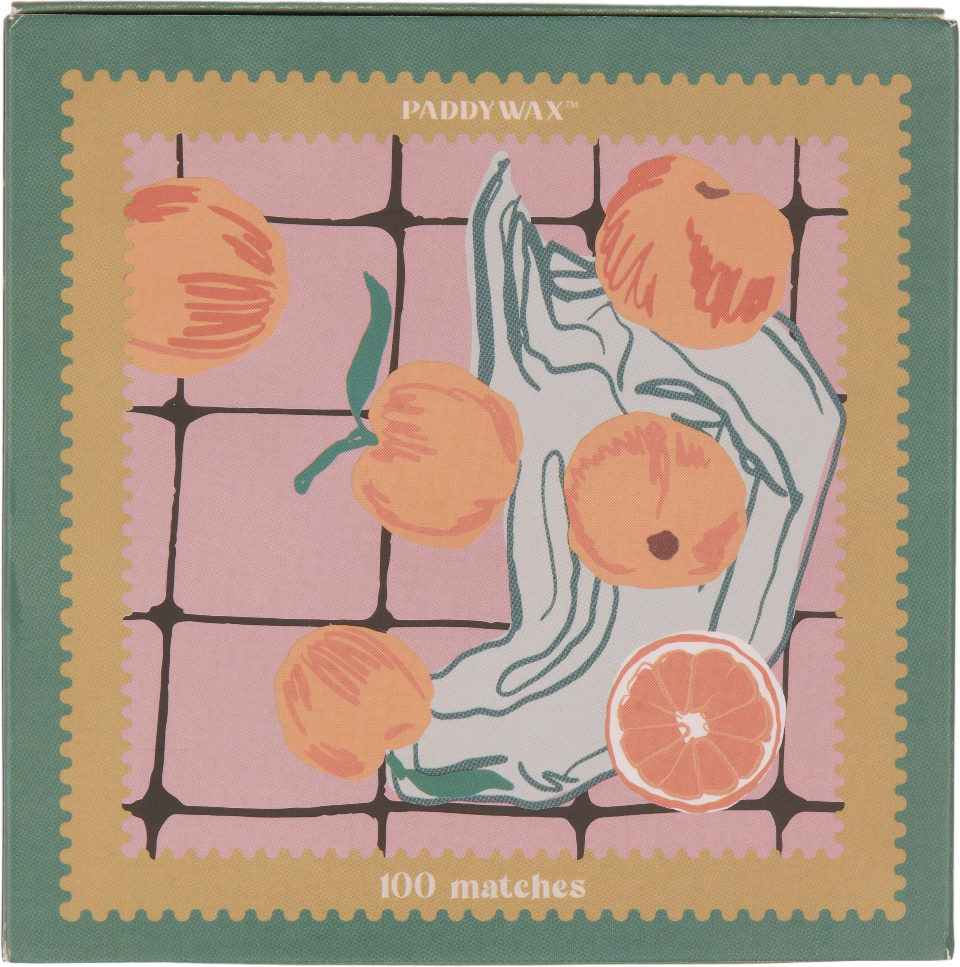 Tändstickask Jumbo Oranges, från Paddywax.