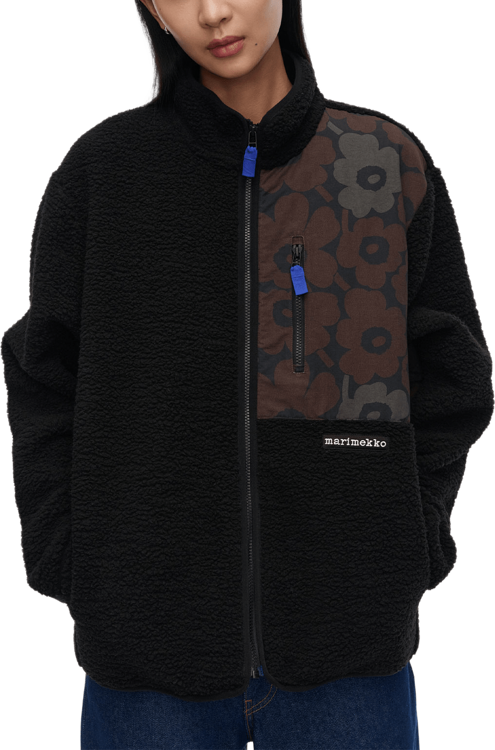 Vaellus Mini Unikko, från Marimekko, i färgen Black, Dark Brown, Grey.