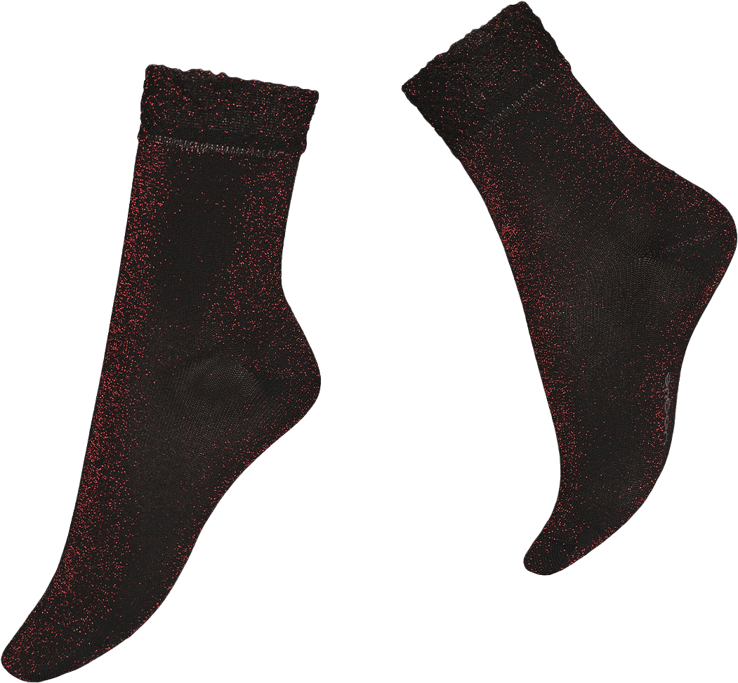 Vogue Frill Saprkle Sock, från Vogue, i färgen Deep Burgundy.