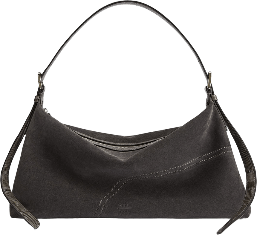 Castellare Peltro Suede/Printed Lizard, från ATP Atelier, i färgen Peltro.