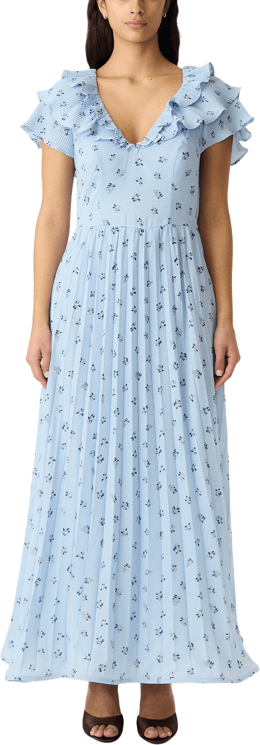 Yassvea Ankle Dress, från YAS, i färgen Skyway Svea Print.