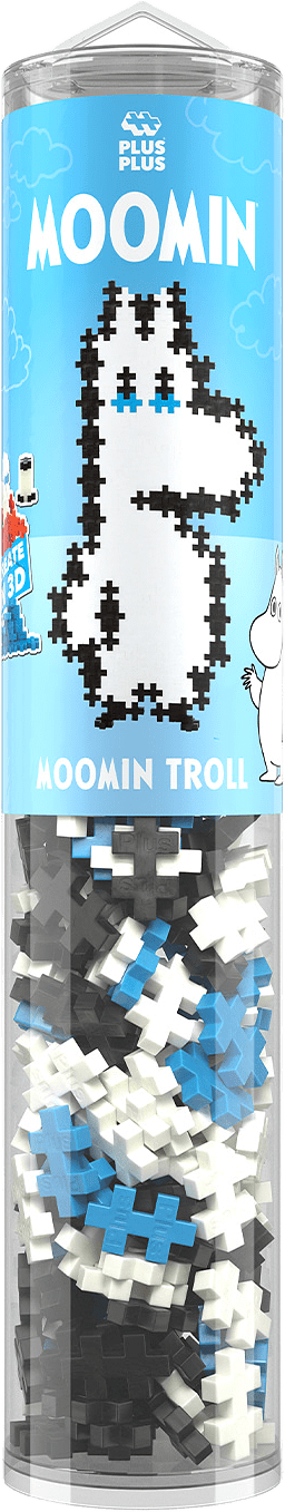 Moomintroll Tube, från PLUS PLUS.