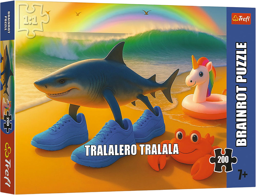 200 Bit Brainrot Tralalero Tralala, från Trefl.