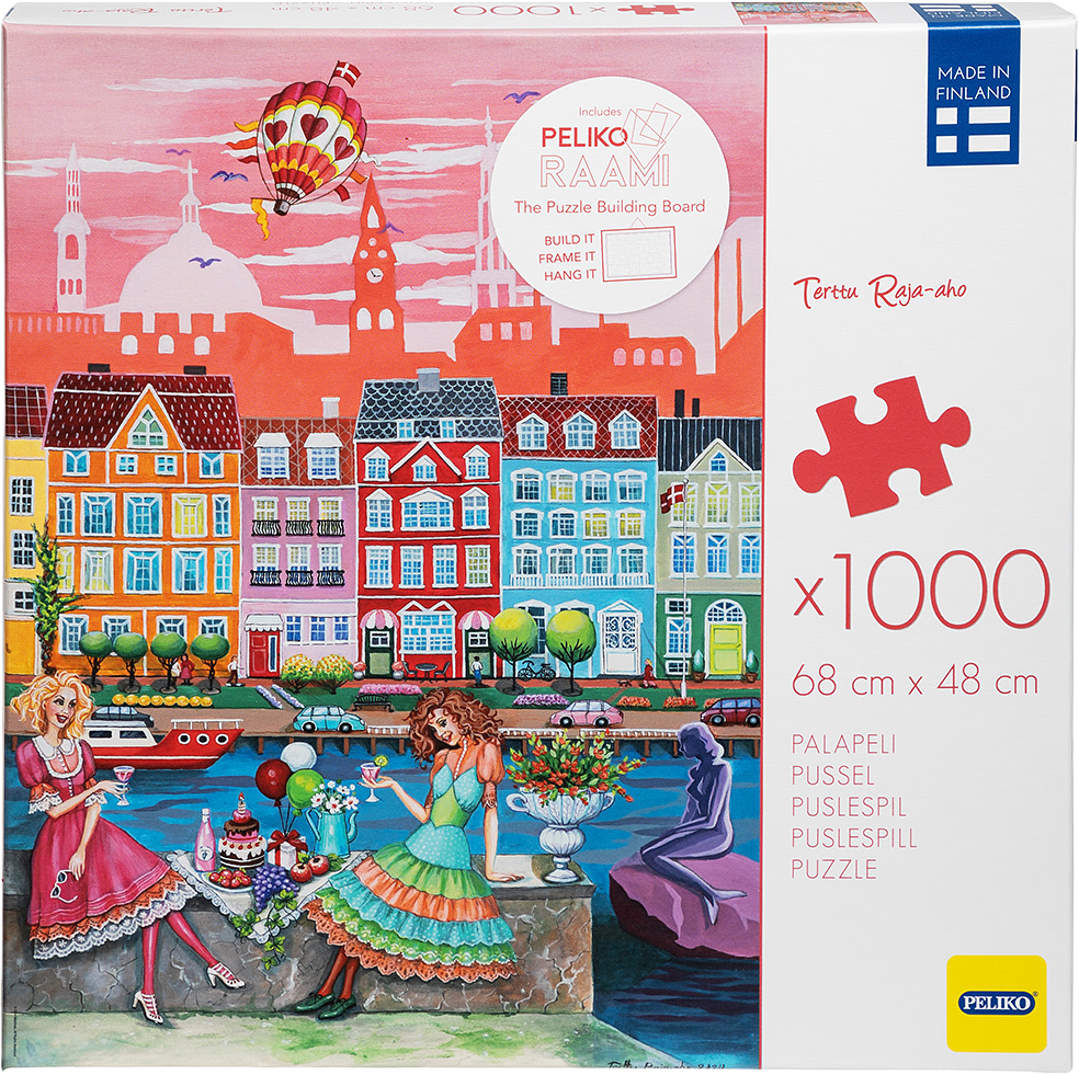 Terttu R-A 1000 Pussel Köpenhamn, från Peliko, i färgen Multicolor.