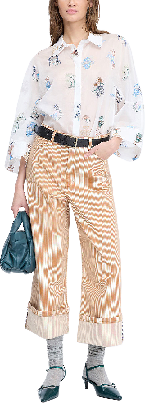 Nilsa Shirt, från Munthe, i färgen Ivory.