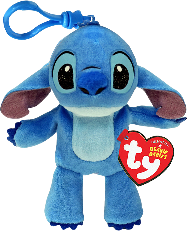 Stitch Alien Floppy Clip, från TY.