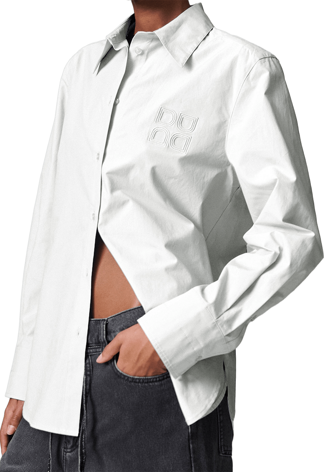 Jojo - Poplina, från DAY Birger et Mikkelsen, i färgen Bright White.