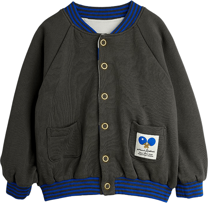 Table Tennis Reversible Baseball Cardigan, från Mini Rodini, i färgen Multi.
