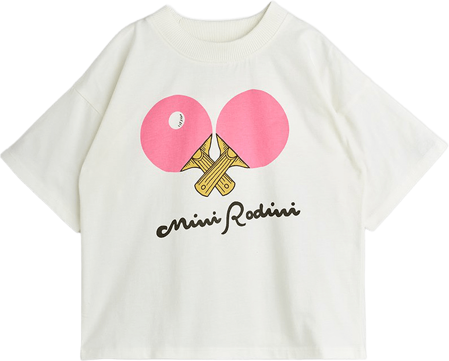 Table Tennis T-Shirt, från Mini Rodini, i färgen White.