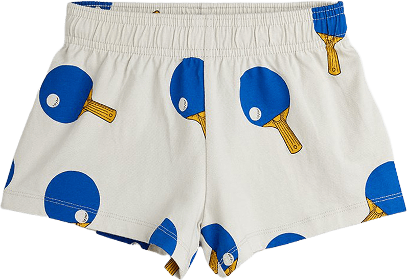 Table Tennis Print Shorts, från Mini Rodini, i färgen Grey.