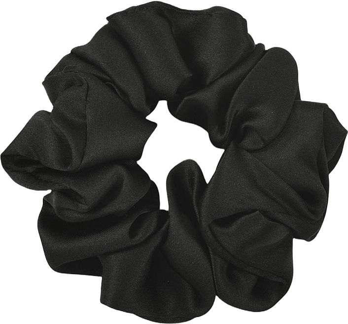 Silk Scrunchie Large, från Å BEAUTY, i färgen Black.