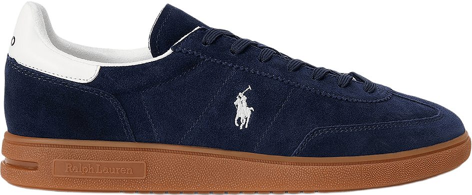 Bedford Suede Sneaker, från Ralph Lauren, i färgen Navy/Deckwash White.