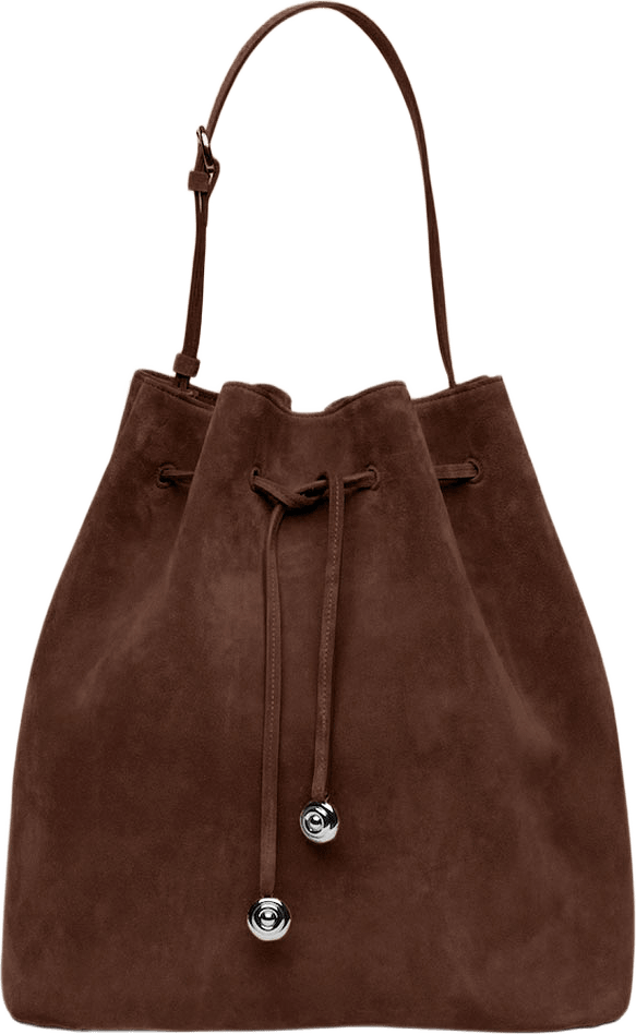 Charm Bucket, från Liffner, i färgen Dark Brown.