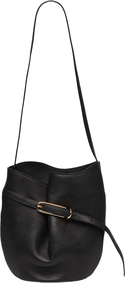 Belted Bucket Bag, från Liffner, i färgen Black.