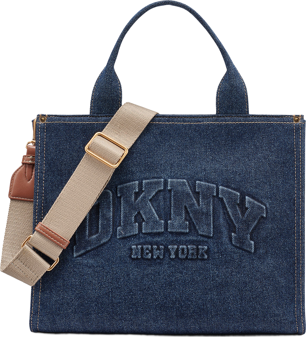 Hadlee Medium Tote Bag, från DKNY, i färgen Dk Dnm/Saddle.