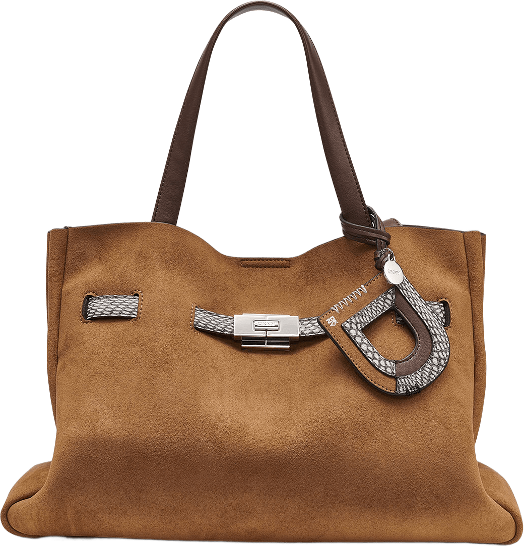 Bryar Large Satchel Bag, från DKNY, i färgen Almond.