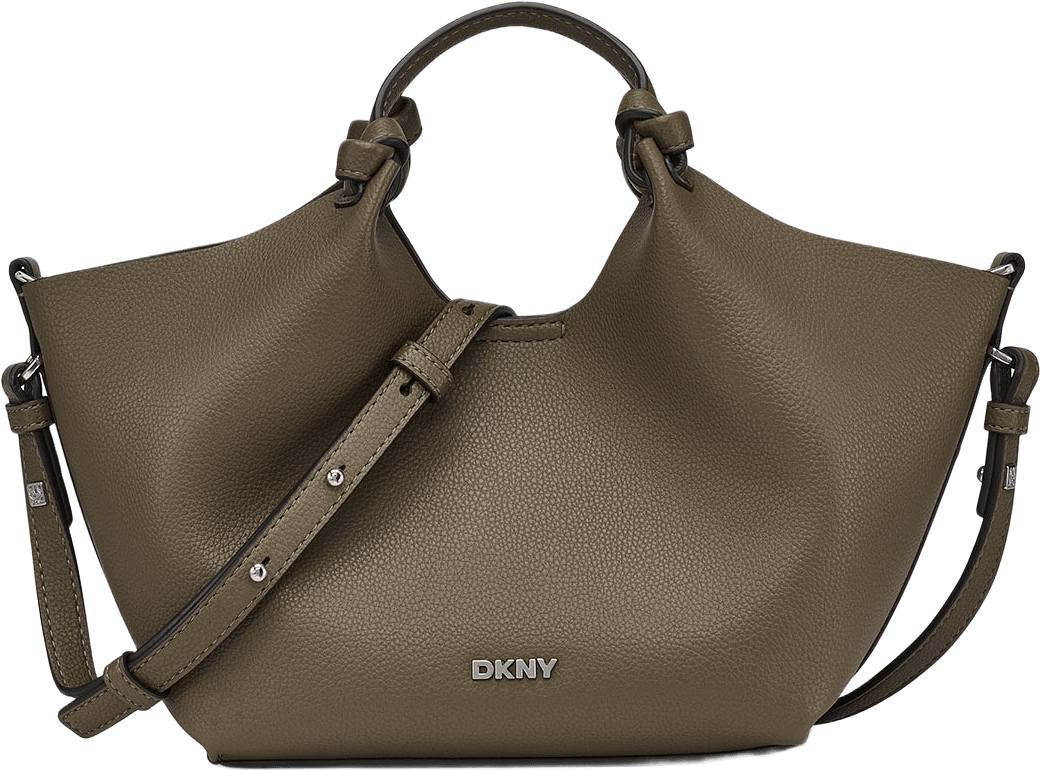 Paula Small Tote Bag, från DKNY, i färgen Utility Green.