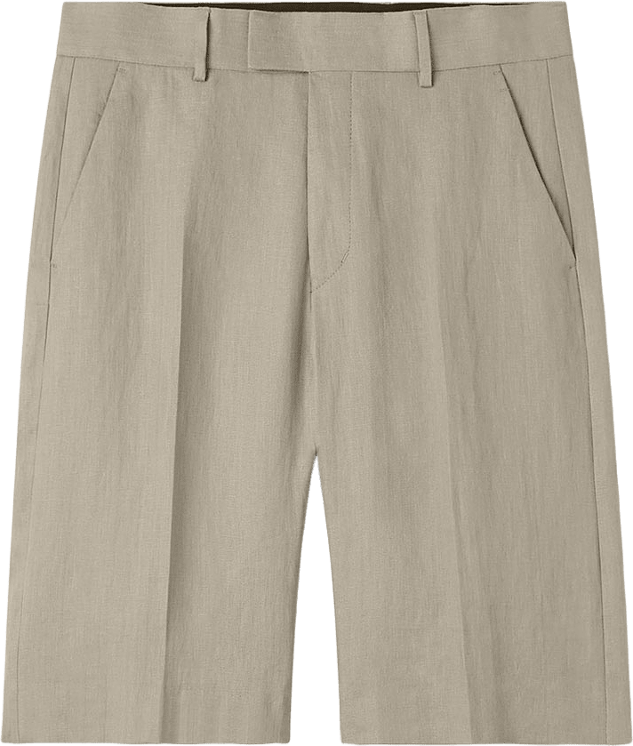 Troy Bermudashorts i Linne, från Tiger of Sweden, i färgen Auburn Glaze.