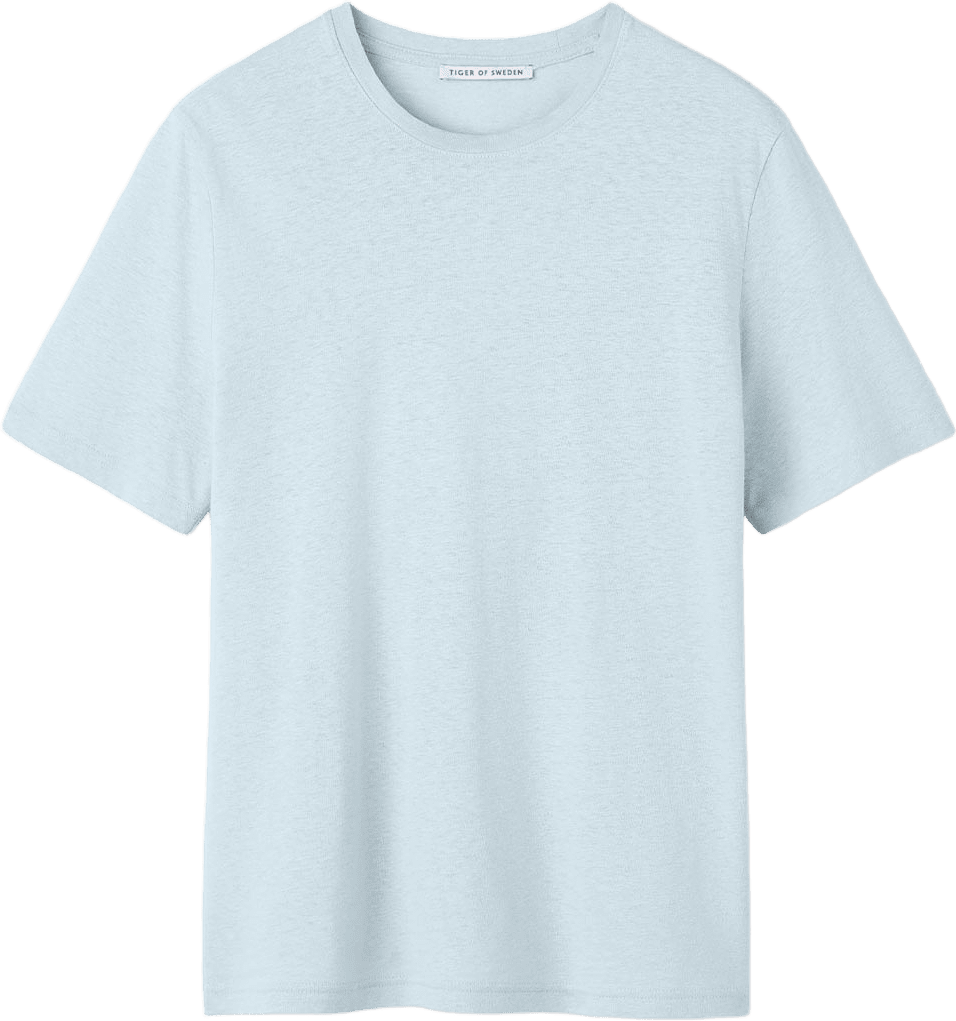 Olaf Bomulls-Linne T-Shirt, från Tiger of Sweden, i färgen Pale Jeans Blue.