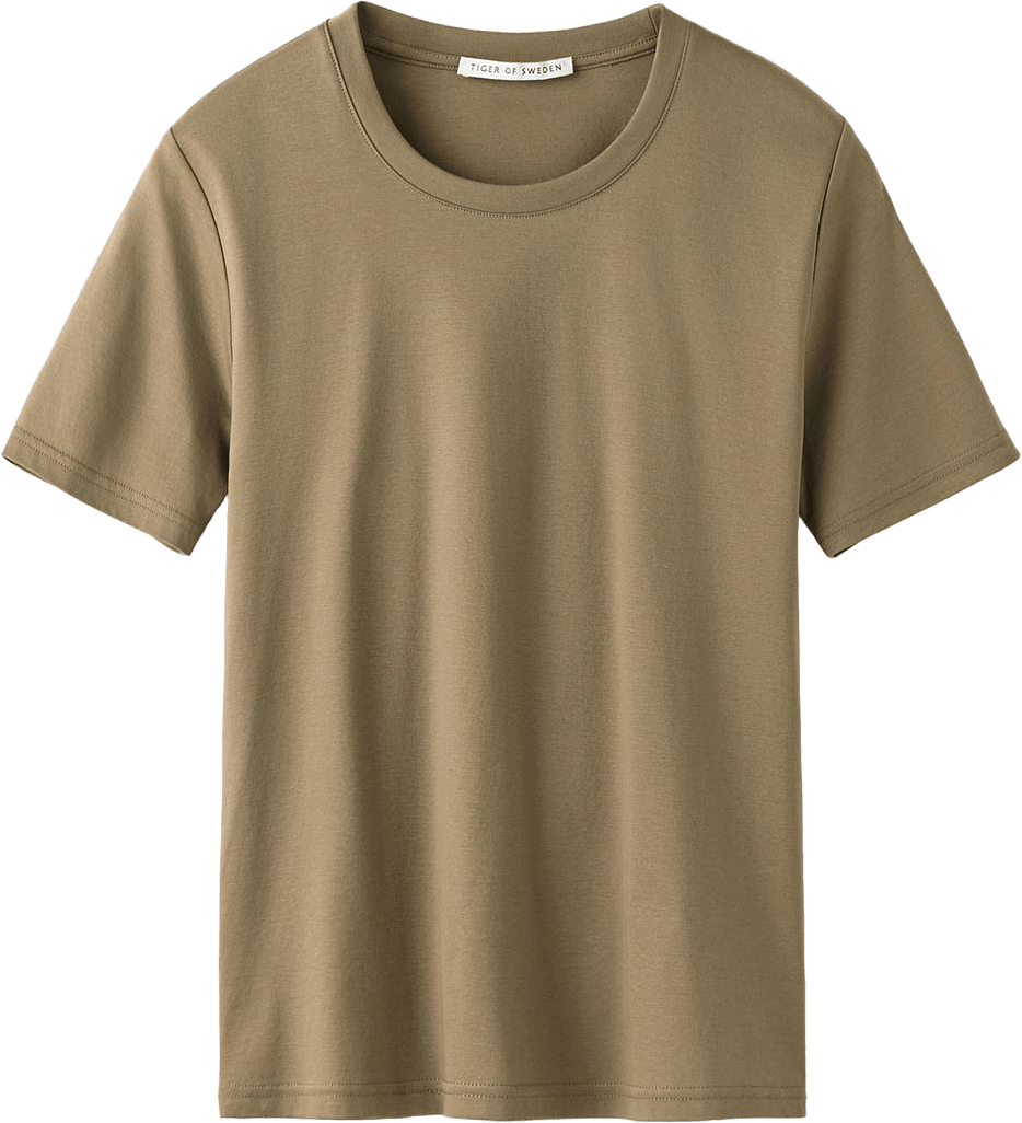 Siru Bomulls-T-Shirt, från Tiger of Sweden, i färgen Lead Grey.