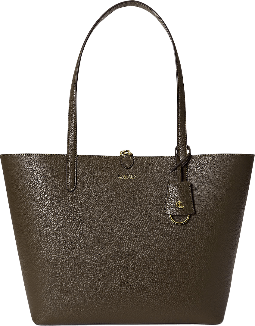 Faux-Leather Reversible Tote, från Lauren Ralph Lauren, i färgen Botanic Green/Sage Green.