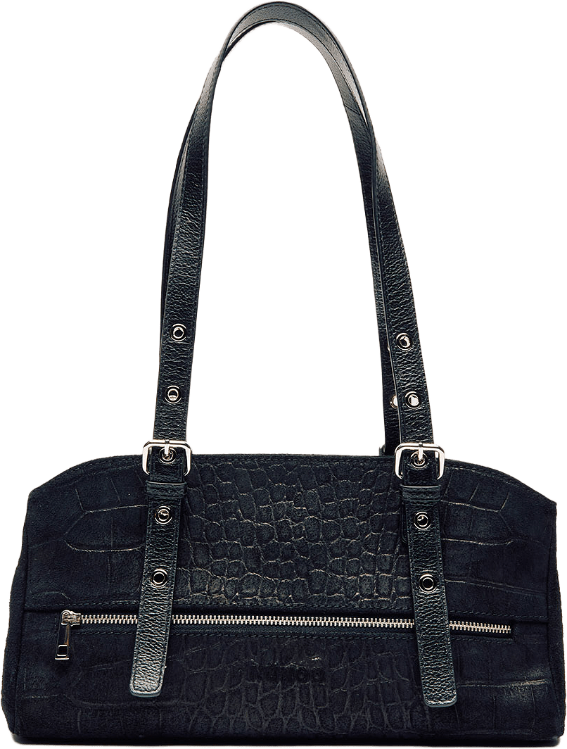 Hazel Scale Suede, från Nunoo, i färgen Black.