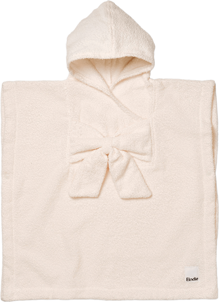 Badponcho Creamy White, från Elodie Details, i färgen Creamy White.