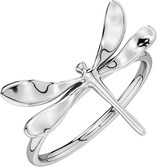 Dragonfly Ring Silver, från Edblad, i färgen Silver.