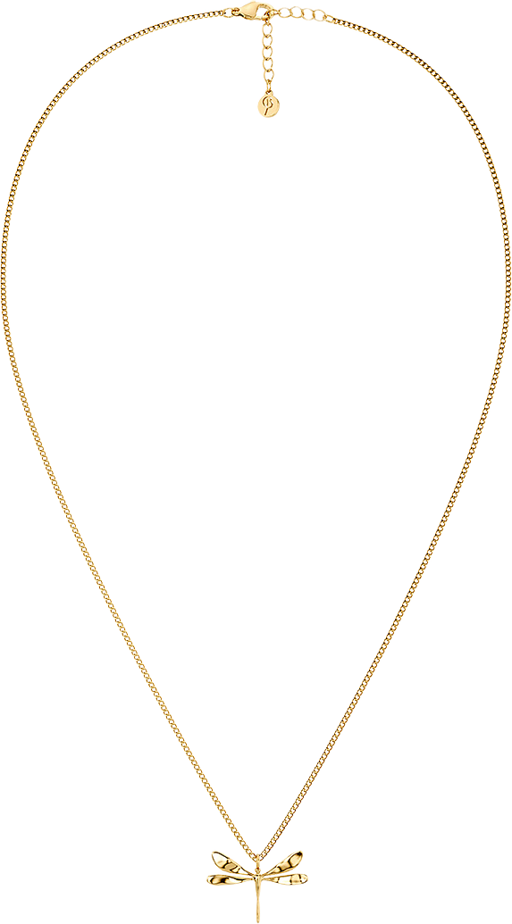 Dragonfly Necklace S Gold, från Edblad, i färgen Gold.