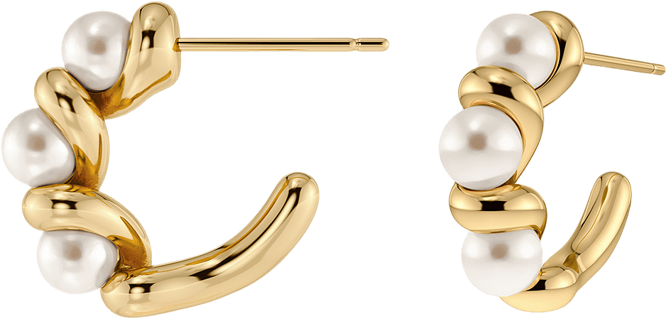 Margot Hoops S Gold, från Edblad, i färgen Gold.
