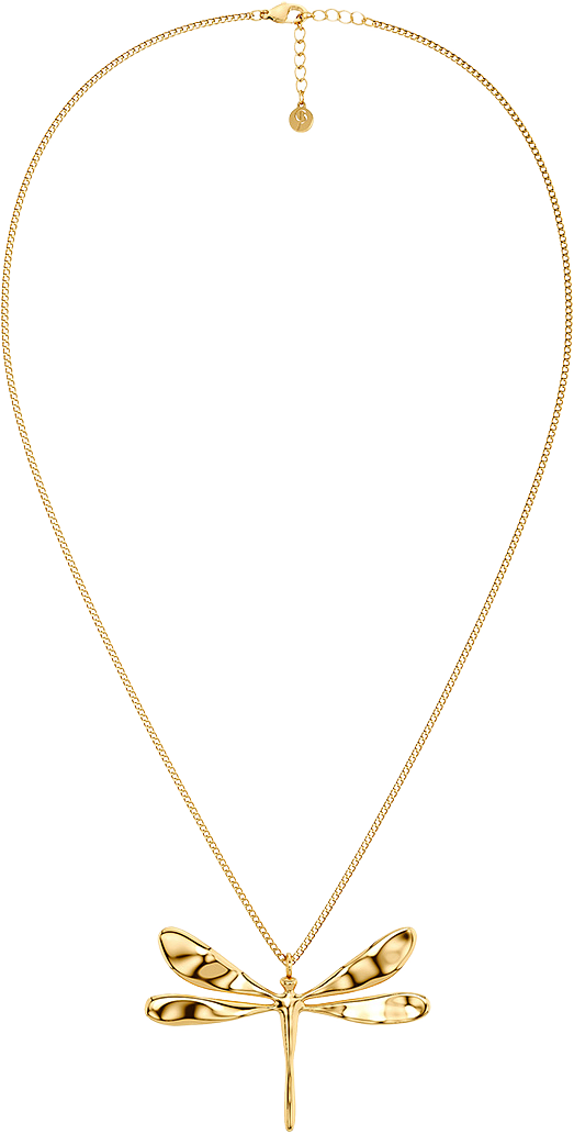 Dragonfly Necklace L Gold, från Edblad, i färgen Gold.