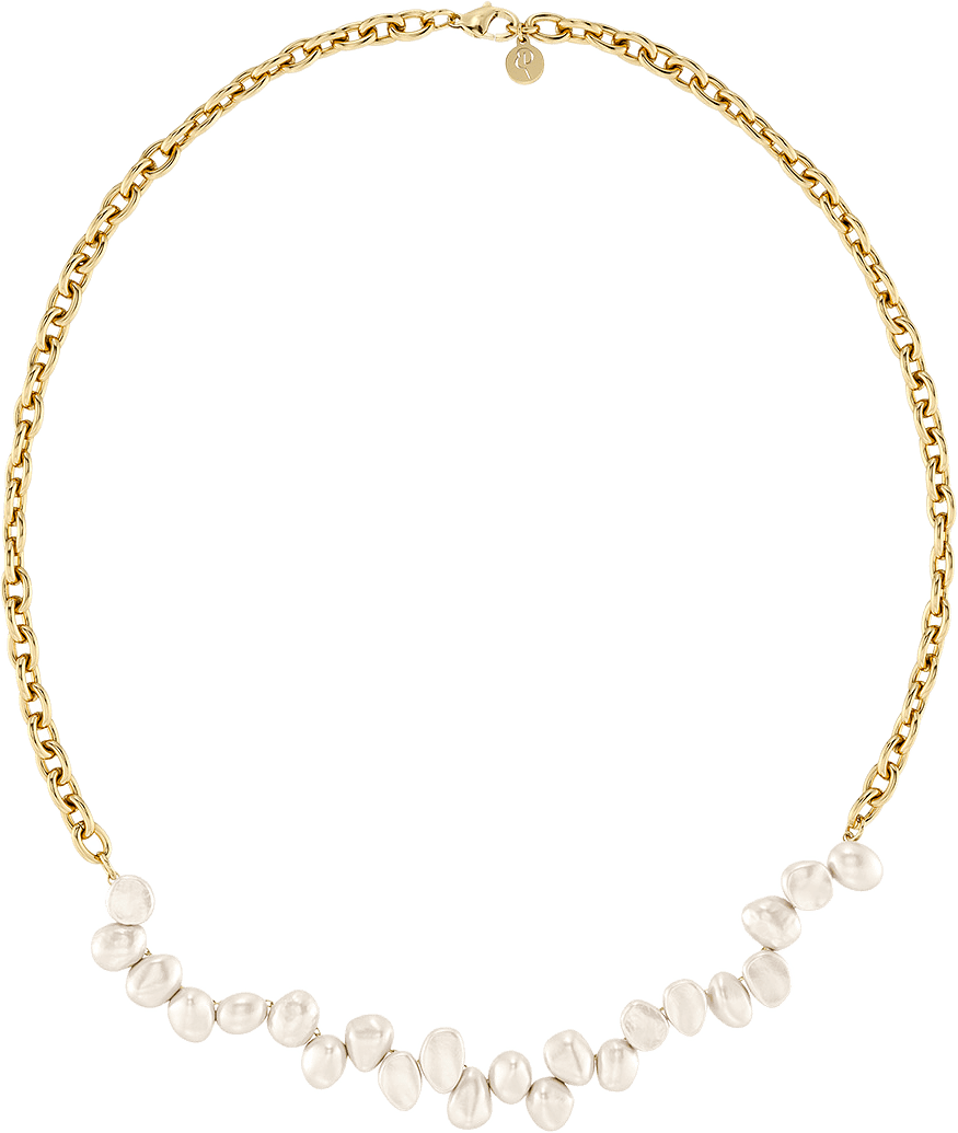 Breeze Necklace Multi Chain Gold, från Edblad, i färgen Gold.