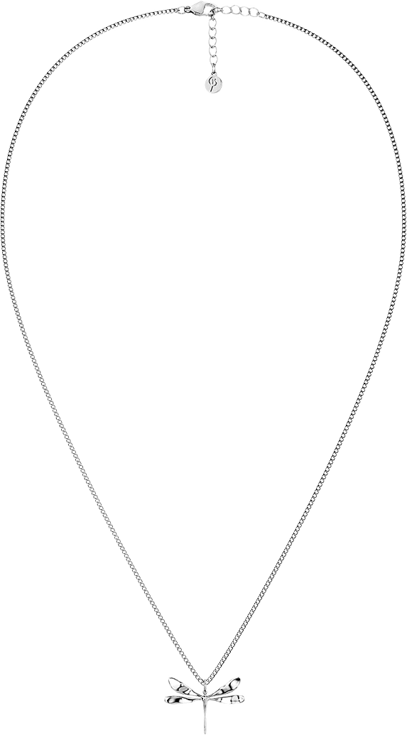Dragonfly Necklace S Silver, från Edblad, i färgen Silver.