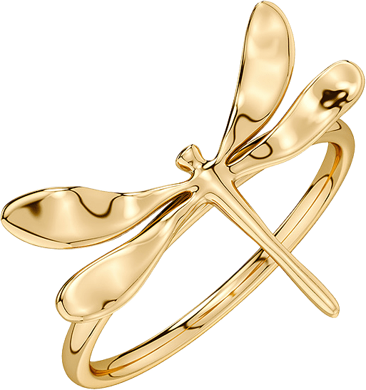 Dragonfly Ring Gold, från Edblad, i färgen Gold.