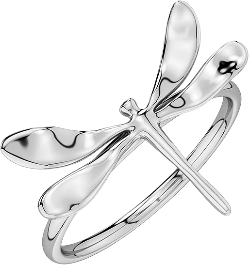 Dragonfly Ring Silver, från Edblad, i färgen Silver.