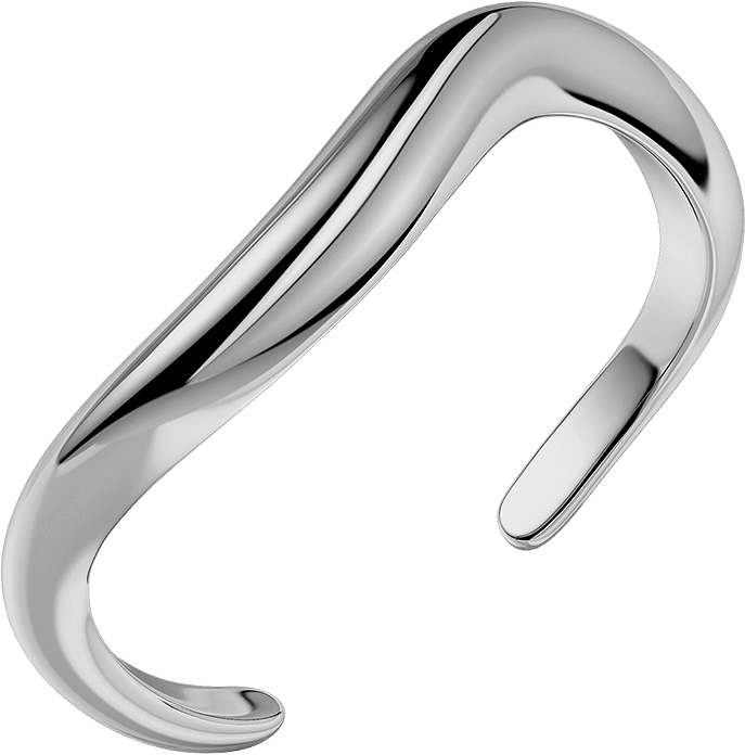 Azura Bangle Silver, från Edblad, i färgen Silver.