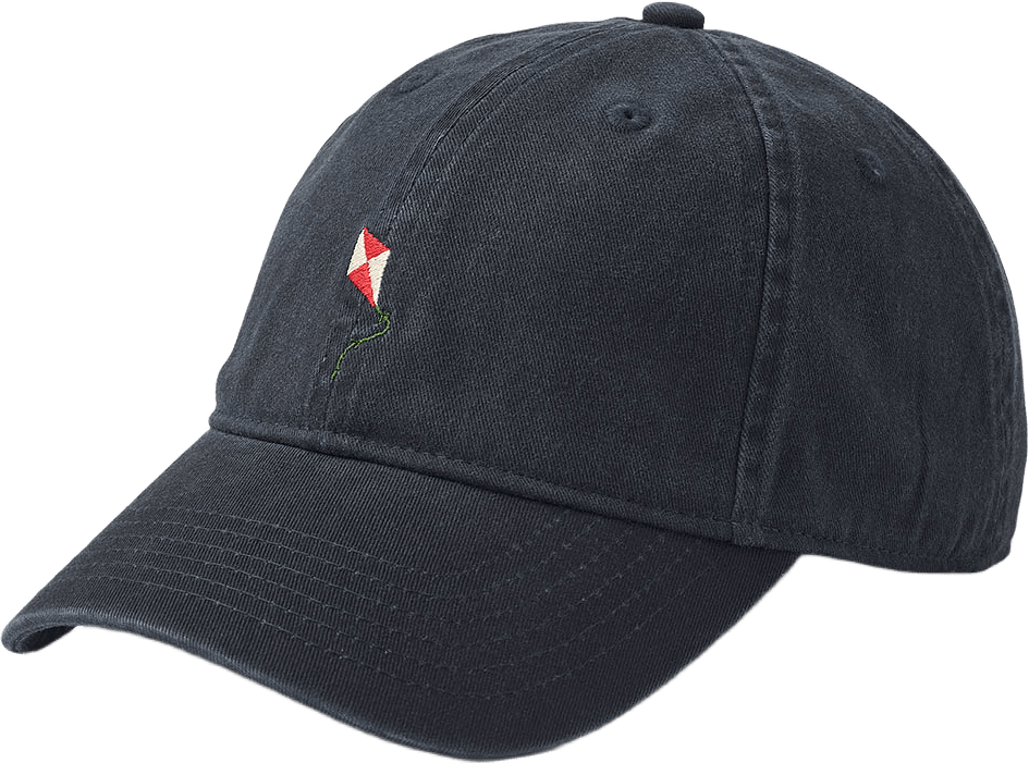 Kite Washed Cap, från Forét, i färgen Navy.