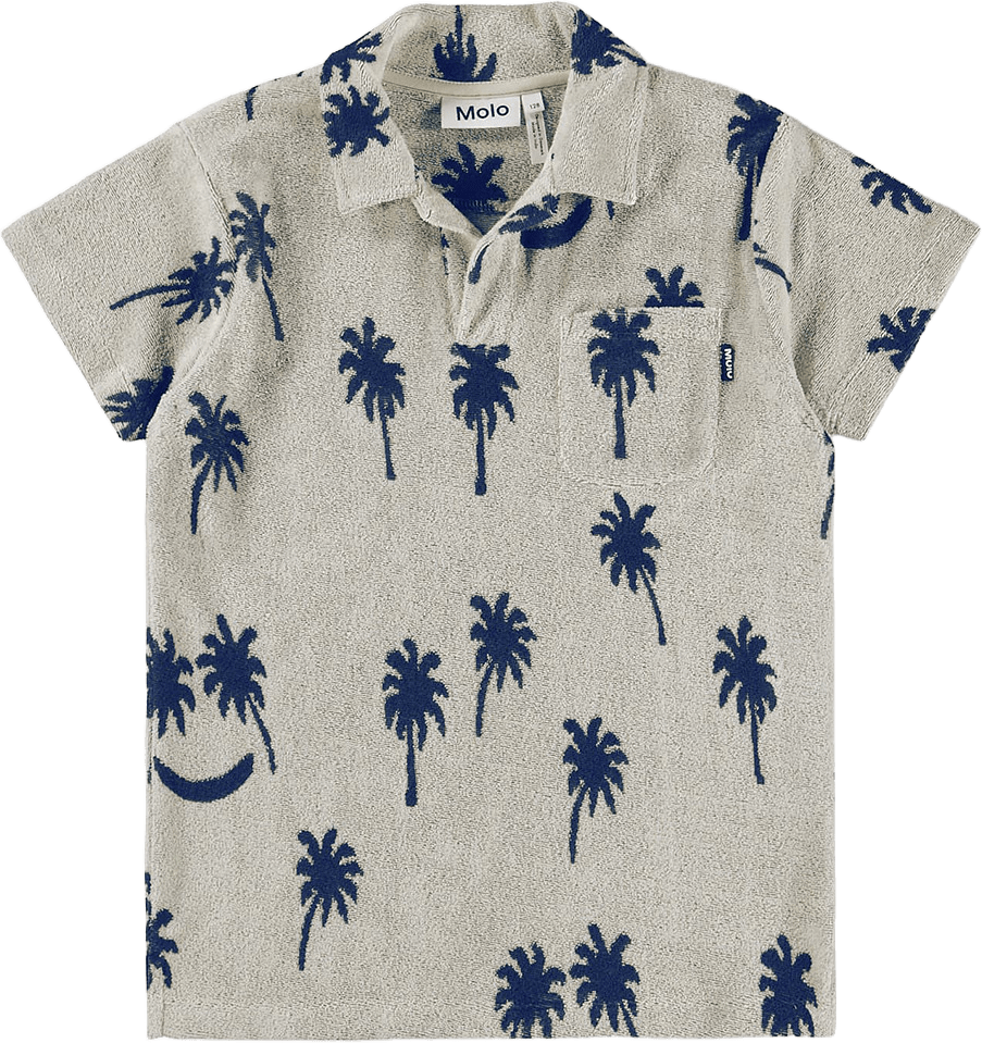 Randel T-shirt, från Molo, i färgen Palm Blue.