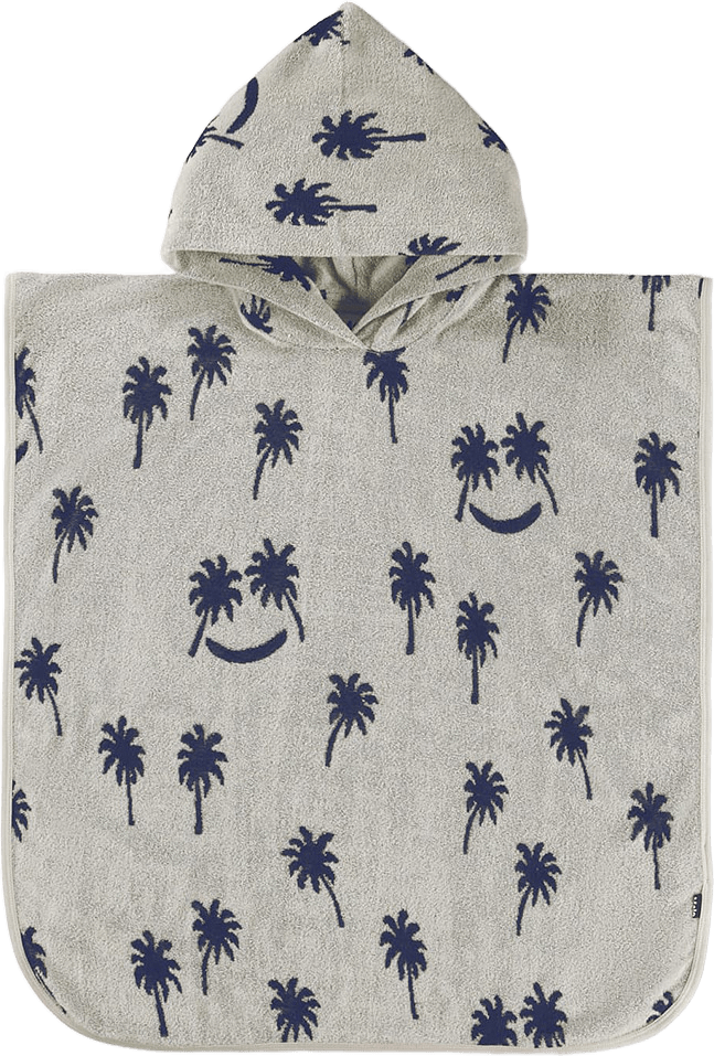 Beach Cover Up Towel, från Molo, i färgen Palm Blue.