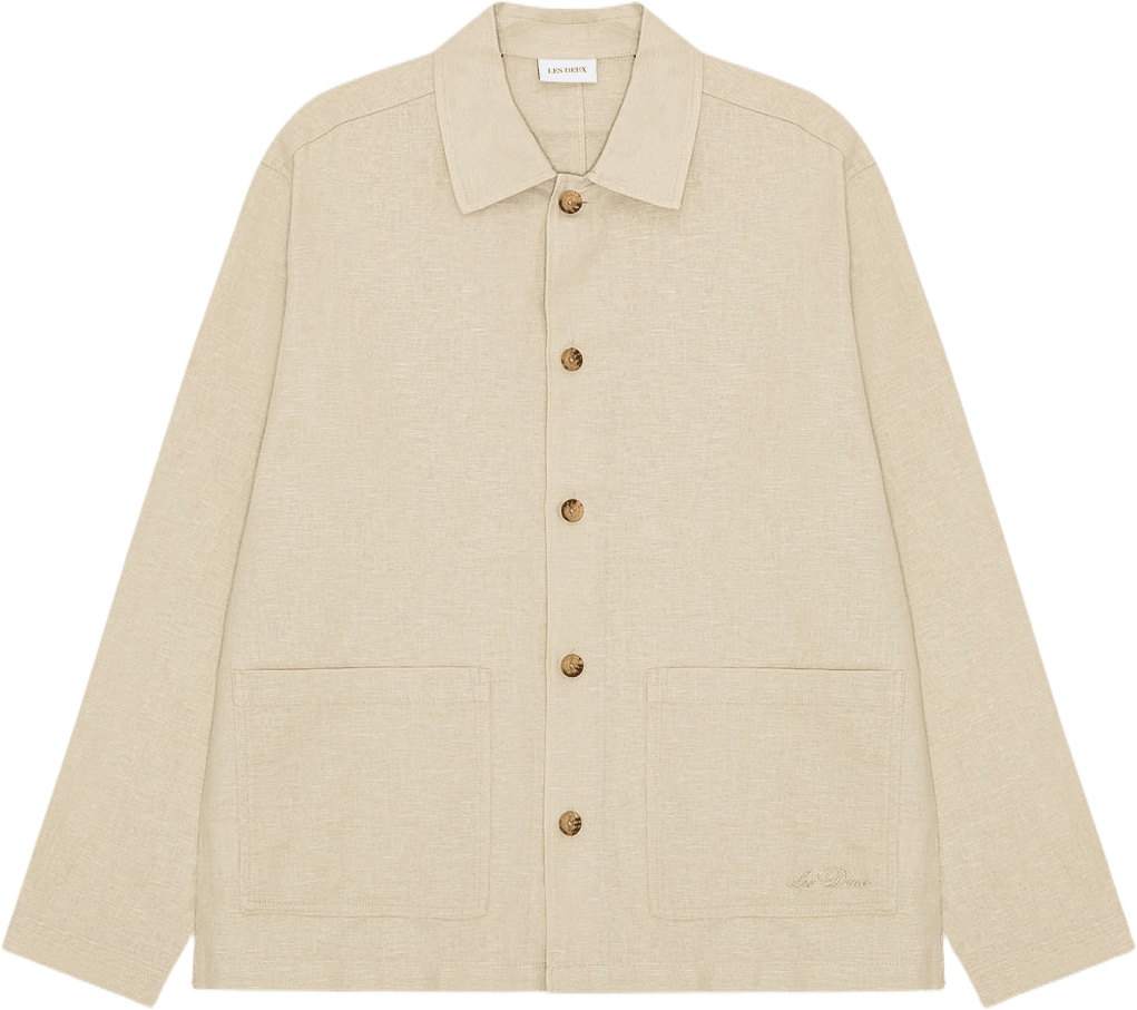 Linen Overshirt, från LES DEUX, i färgen Light Sand.