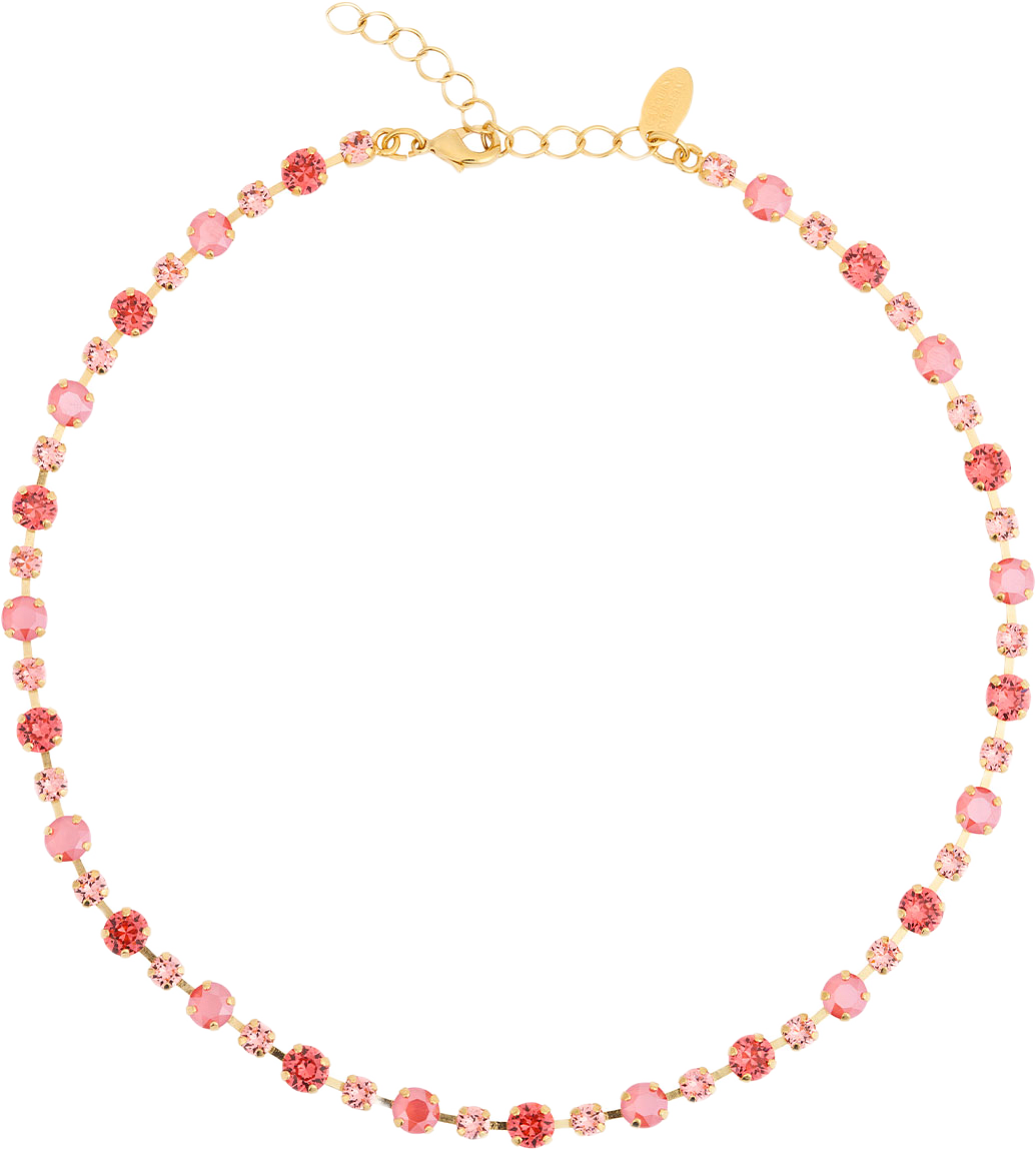 Calanthe Necklace, från Caroline Svedbom, i färgen Light Coral Combo.